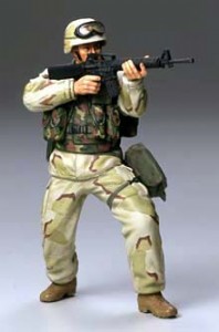TAMIYA 1/16 美國 現代 陸軍步兵 沙漠迷彩服